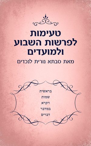 טעימות לפרשות השבוע ולמועדים